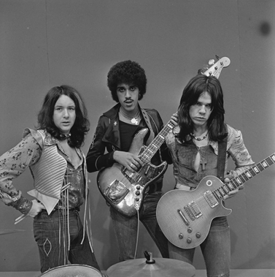 Thin Lizzy lors du AVRO's TopPop (show télévision hollandaise) en 1974